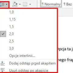 Co to interlinia w Wordzie i jak poprawić czytelność dokumentów?