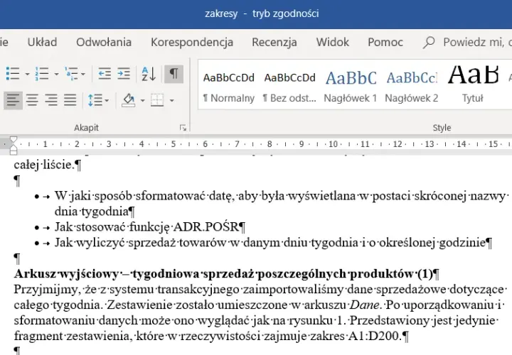 Znaczniki formatowania w Word – co oznaczają i jak je wykorzystać