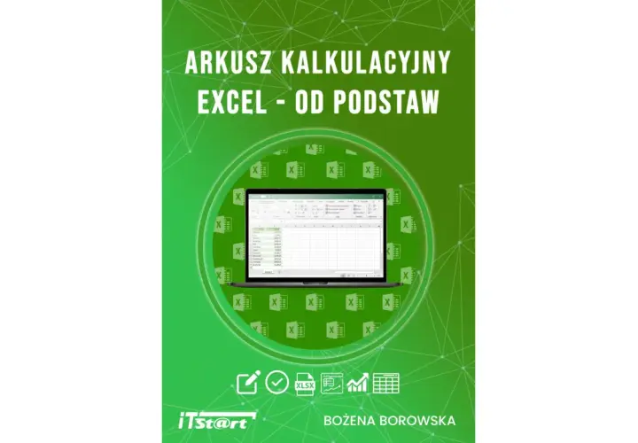 Kurs Excel od podstaw. Widok arkusza kalkulacyjnego z danymi.