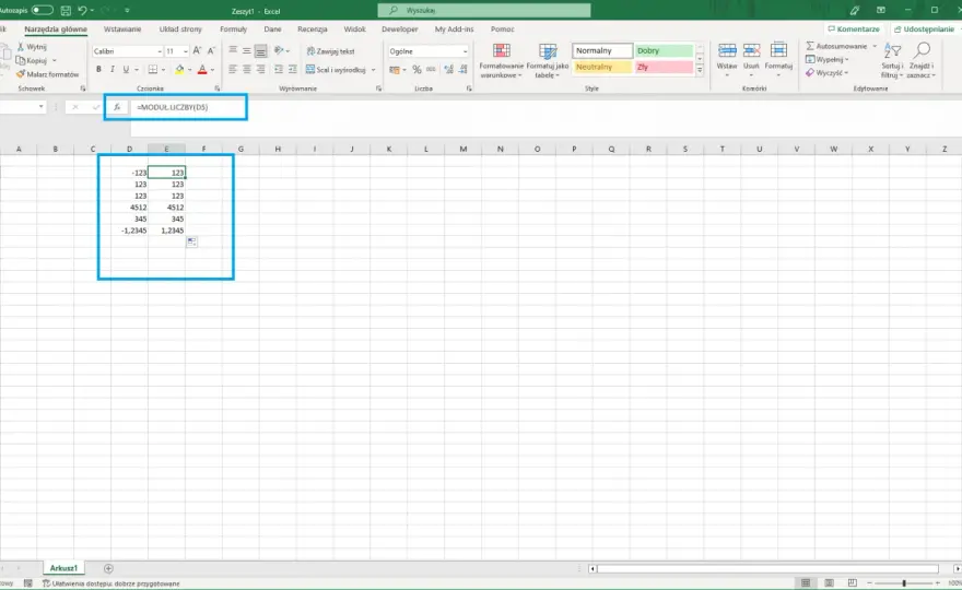 Excel ABS - wartość bez znaku. Jak używać i unikać błędów?